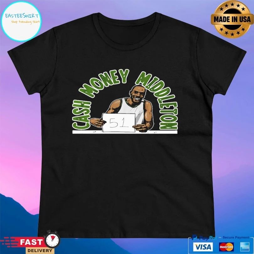 Cash Money Middleton Khris Middleton Milwaukee Bucks T-shirt
