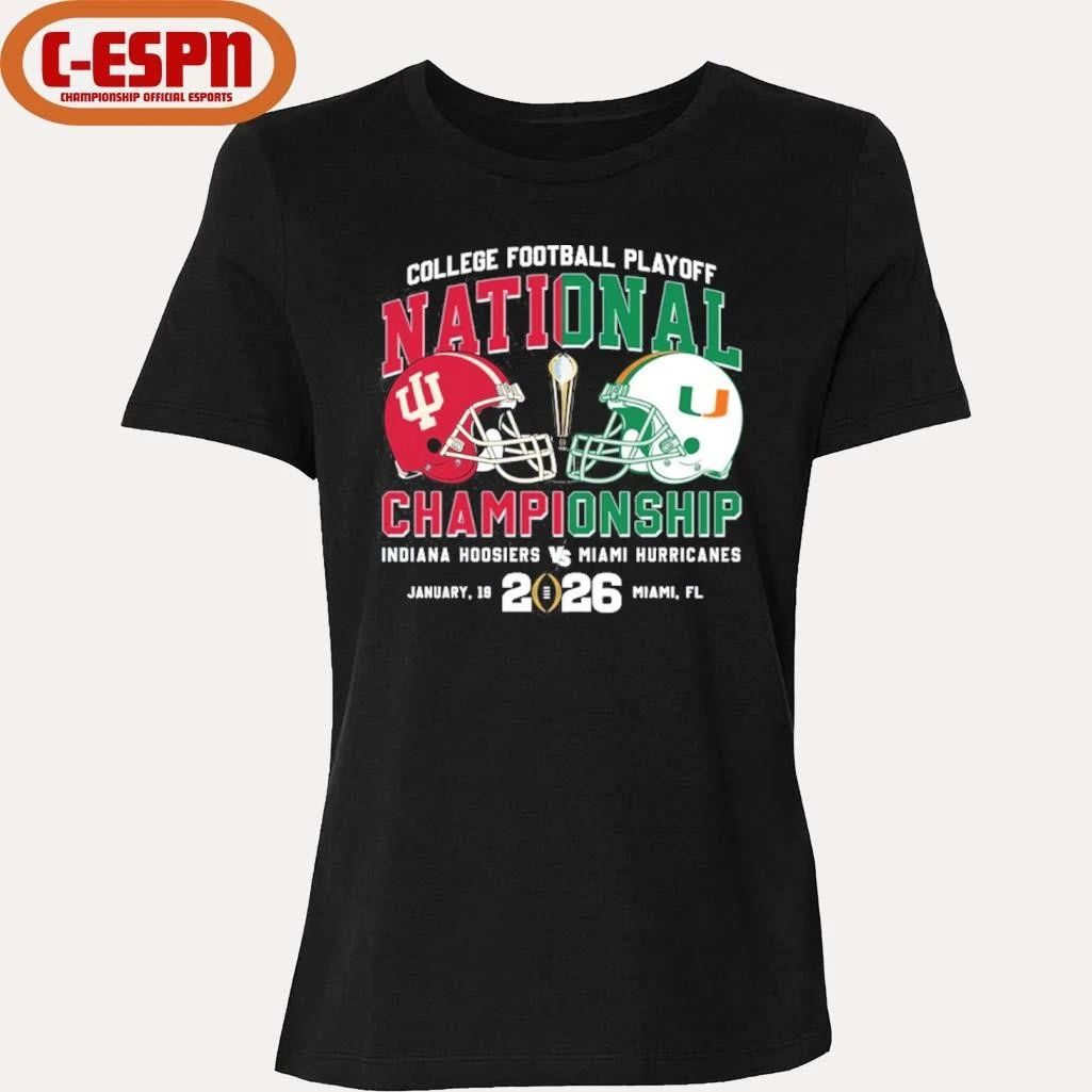 Hoosiers vs Canes CFP Championship Bound Shirt