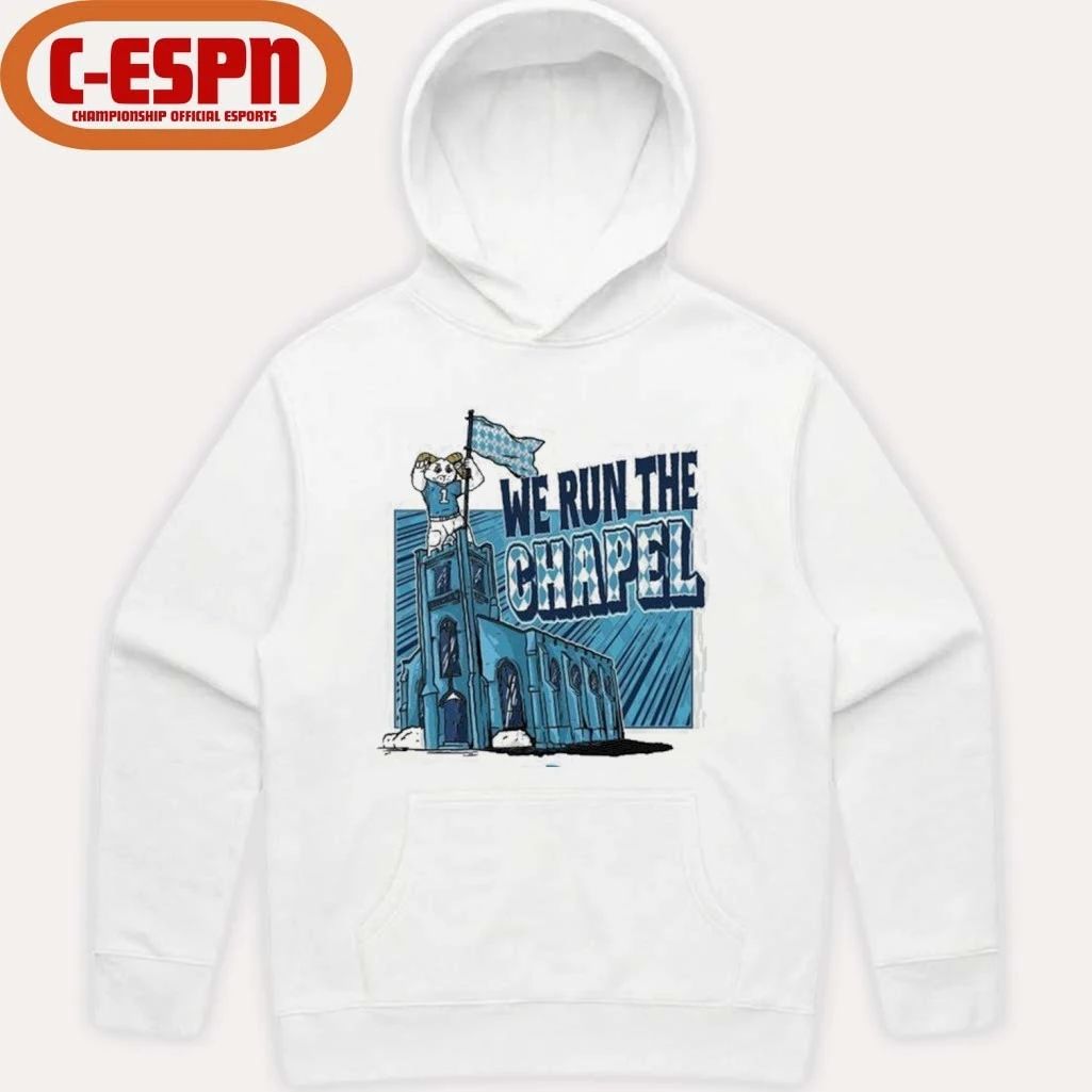 UNC Tar Heels Basketball We Run The Chapel Shirt
