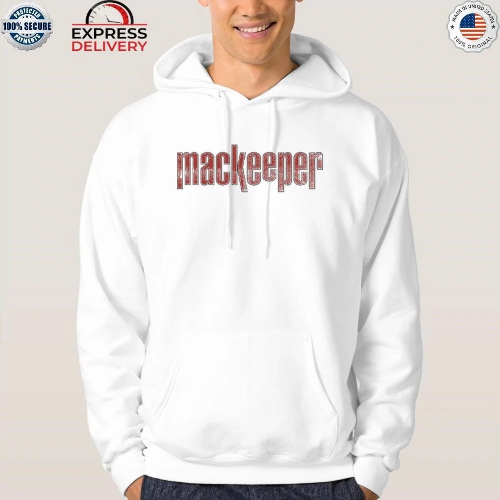 Ruby Cruz Wearing Mackeeper Logo Red Shirt