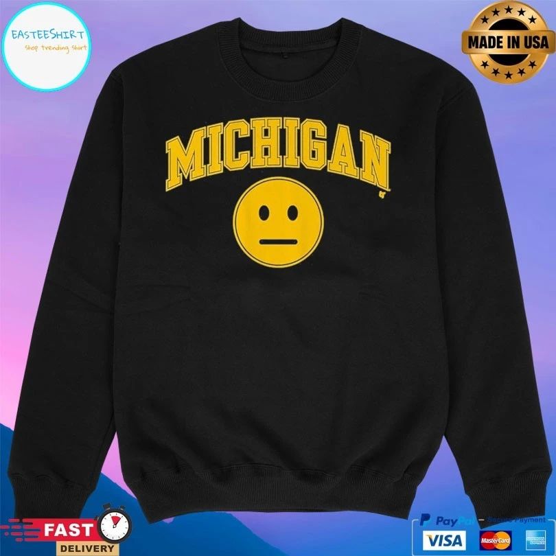 Michigan Wolverines Men’s Basketball Blank Expression T-shirts