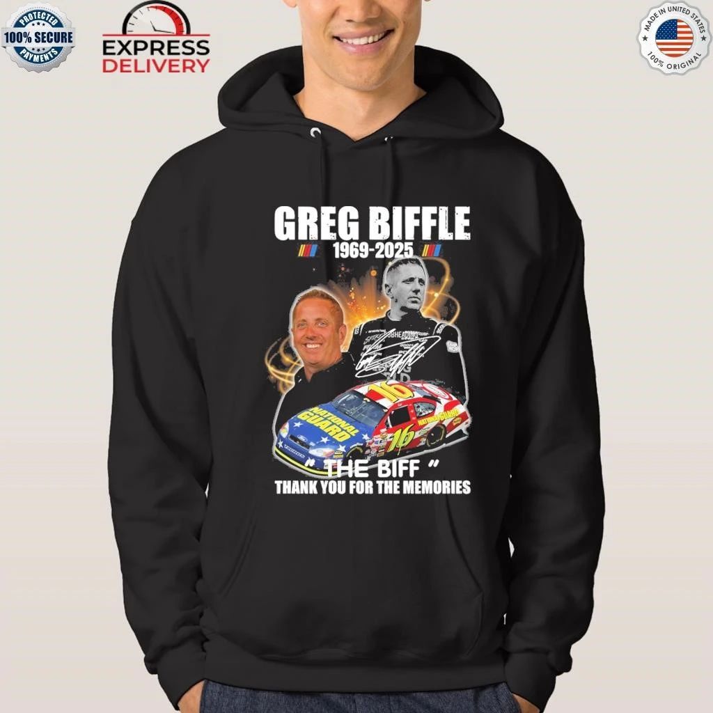 Greg Biffle 1969 2025 The Biff Thank You For The Memories Shirt