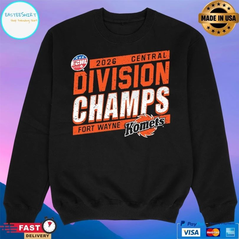 Division Champions 2026 Central Fort Wayne Komets T-shirt