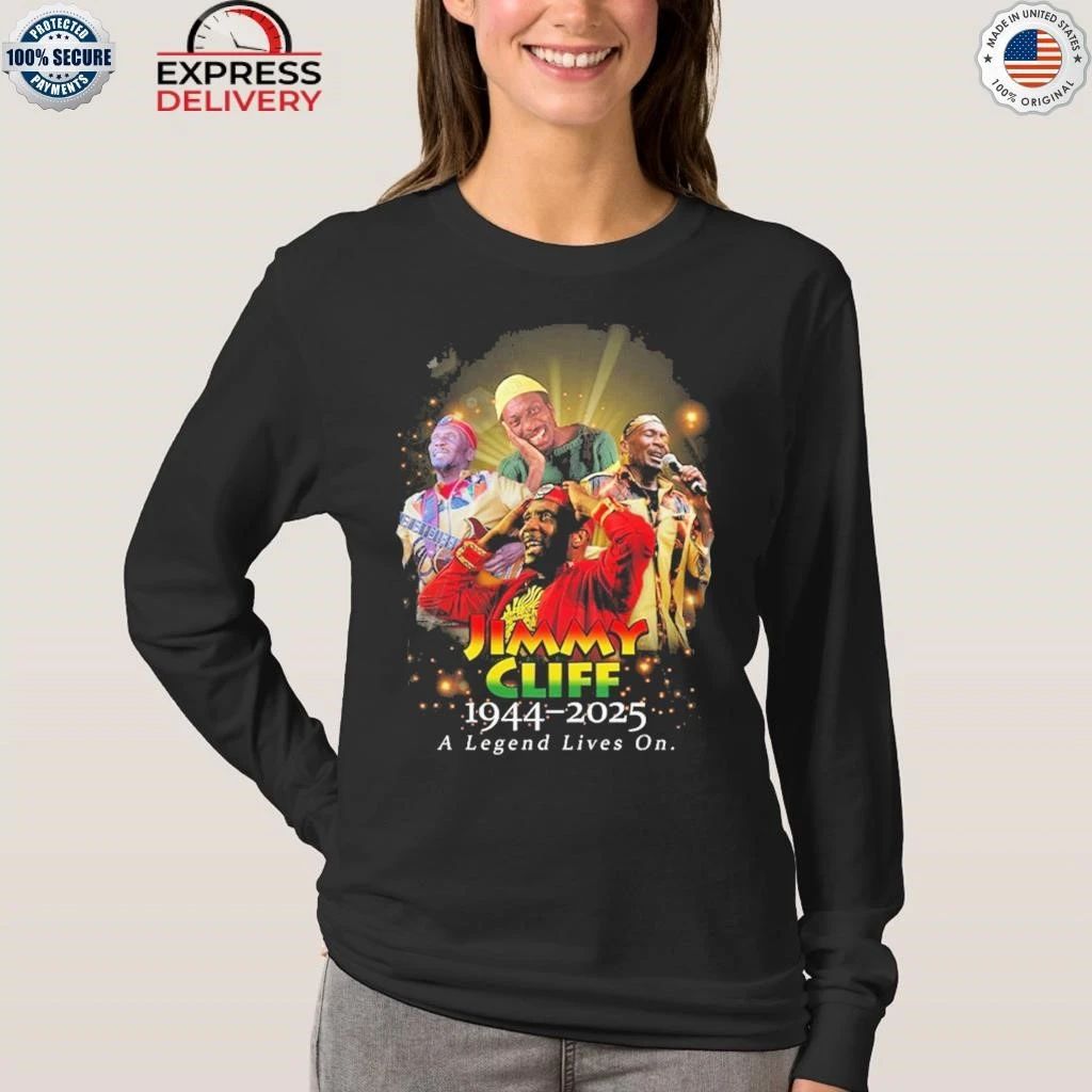 Jimmy Cliff Memorial Tribute 2025 Reggae Legend Commemorative Shirt
