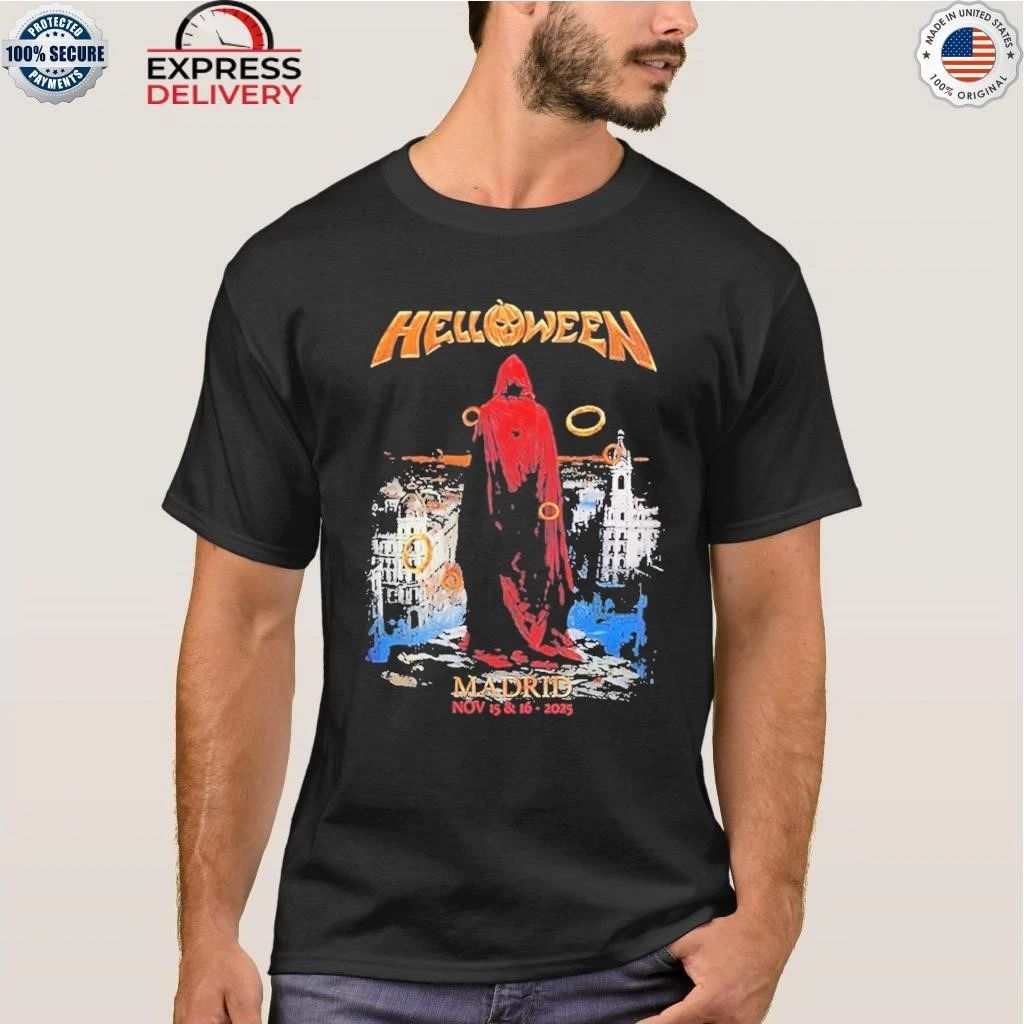 Helloween Madrid Spain 2025 Pop Up Shop On November 15 And 16 2025 Shirt