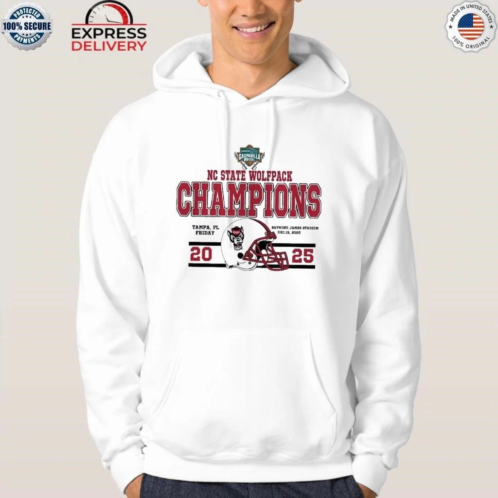 NC State Wolfpack To The Champions 2025 Union Home Mortgage Gasparilla Bowl Shirt
