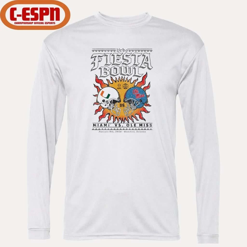 Fiesta Bowl Miami Vs Ole Miss Solar Standoff T-Shirt