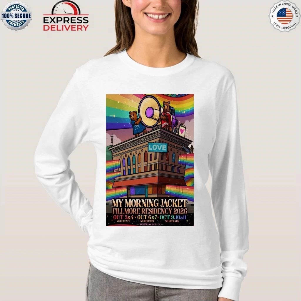 My Morning Jacket Shows at The Fillmore San Francisco, CA Oct 3-11, 2026 Shirt