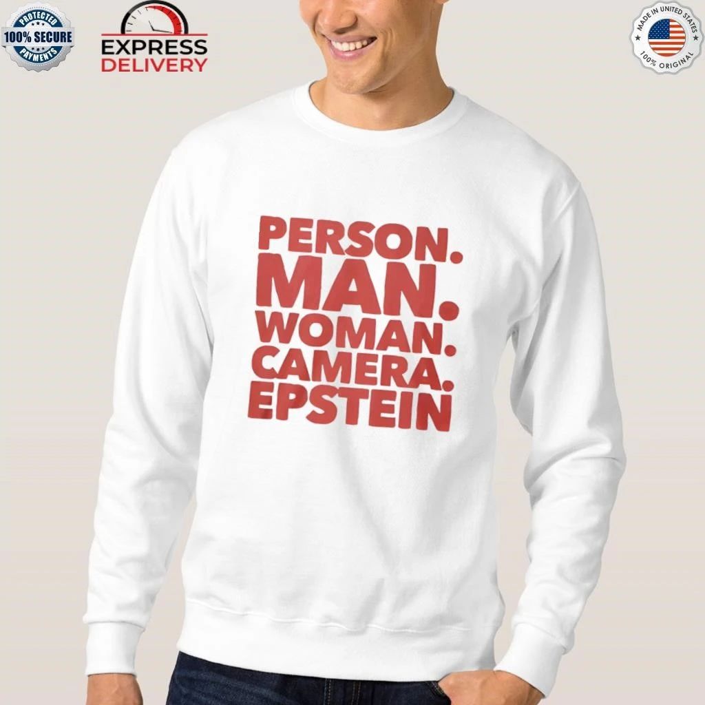 Person Man Woman Camera Epstein Shirt
