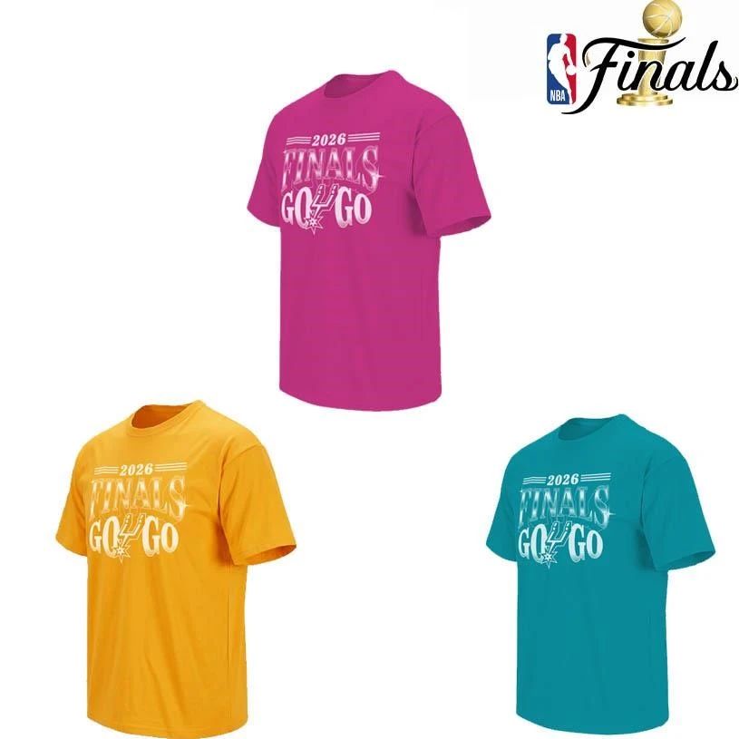 San Antonio Spurs Go Spurs Go Fiesta Colors NBA Finals 2026 Game 1 T Shirt