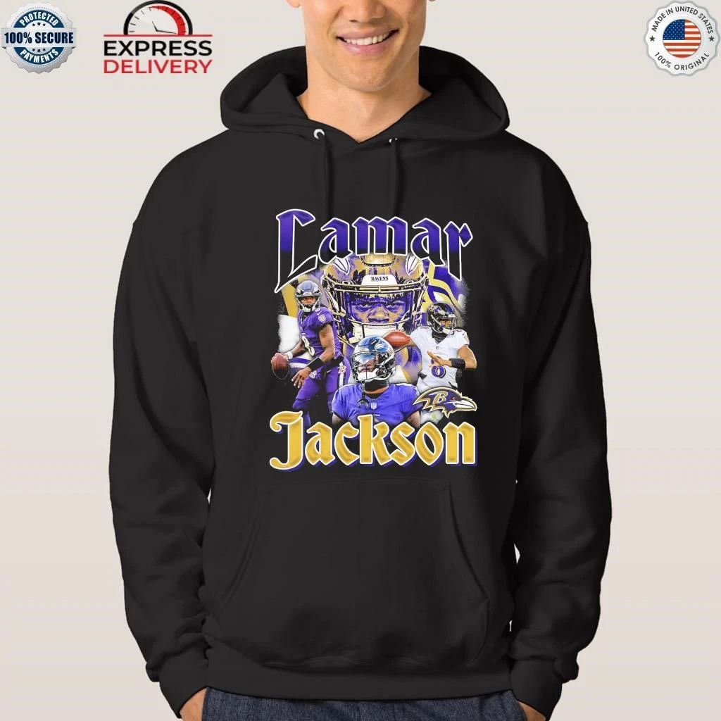 Baltimore Ravens Lamar Jackson Black Notorious Shirt
