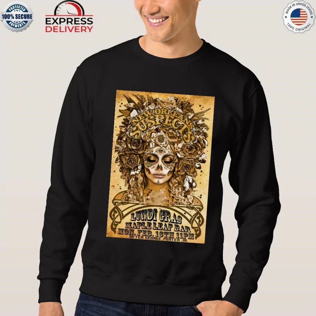 New Orleans Suspects Maple Leaf Bar In New Orleans LA Feb 16 2026 Shirt