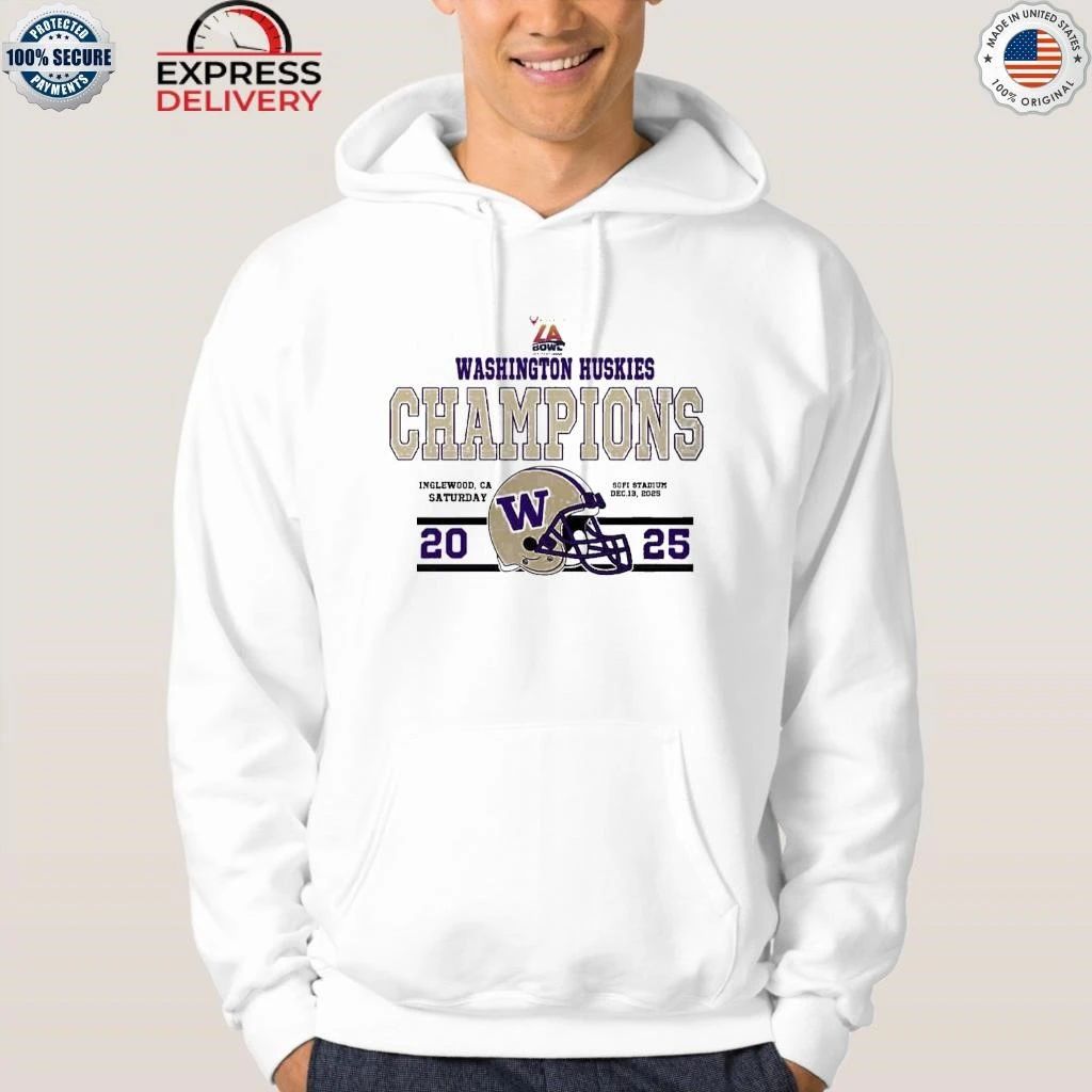 Washington Huskies Football Champions 2025 Bucked Up LA Bowl Hosted by Gronk Shirt