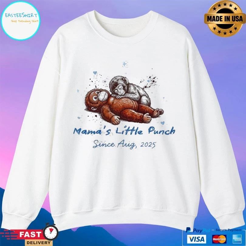 Punch Monkey Mama’s Little Punch Since Aug 2025 T-shirts