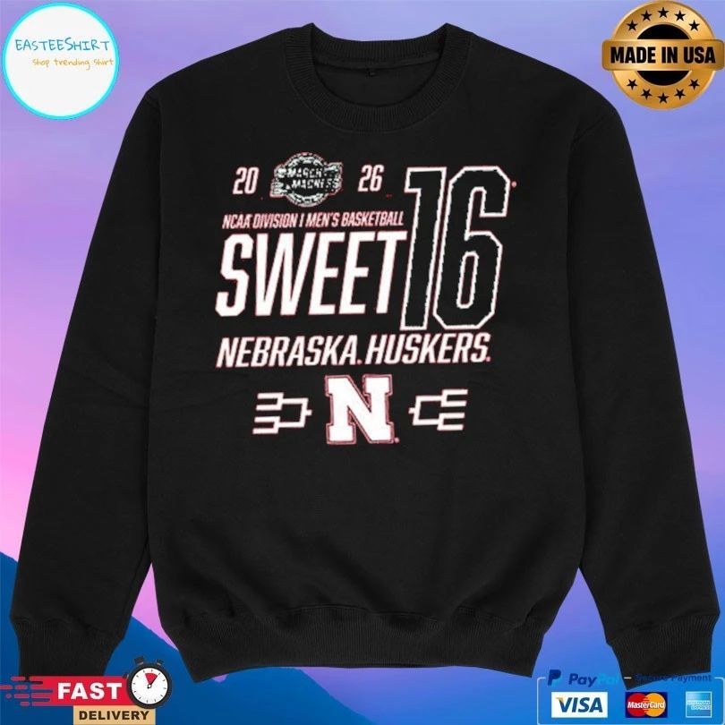 Nebraska Cornhuskers 2026 March Madness Sweet Ncaa Division I Men’s Basketball T-shirt