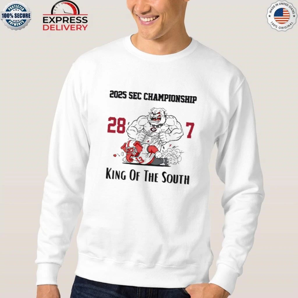 Georgia Bulldogs 2025 SEC Championship 28–7 King Of The South Shirt