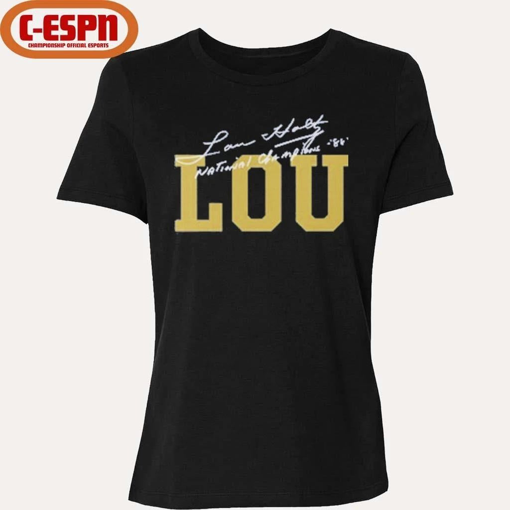 Lou Holtz National Champions Coach Lou T-Shirt