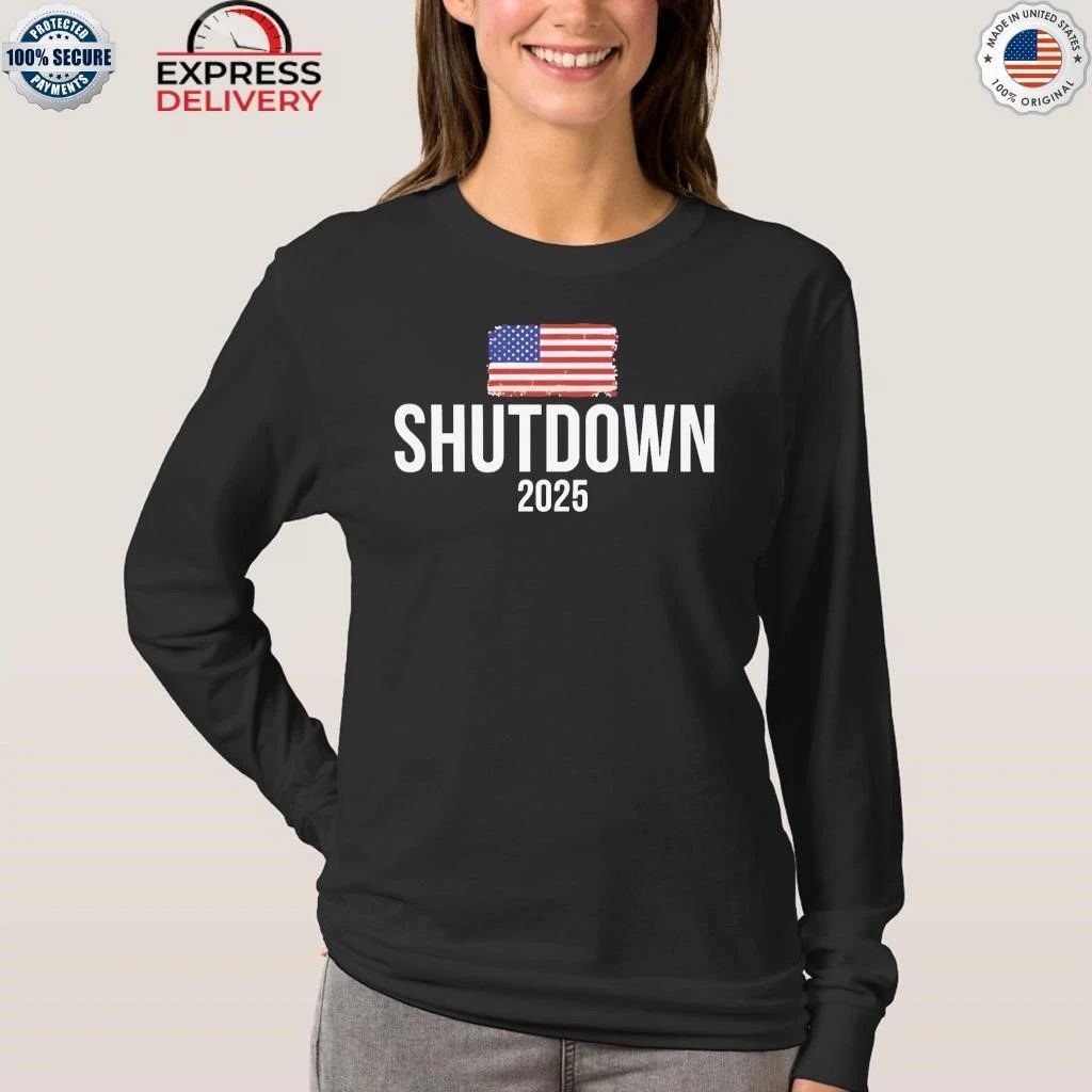The Shutdown 2025 USA Flag Shirt
