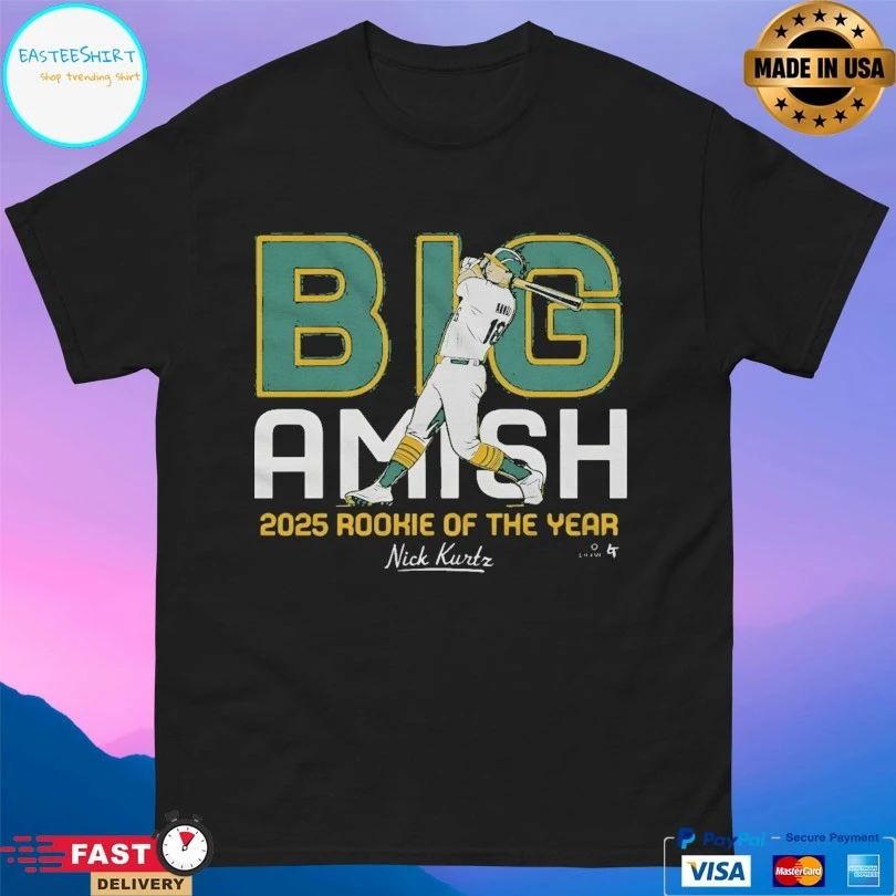 Nick Kurtz Big Amish 2025 Rookie Of The Year T-shirts