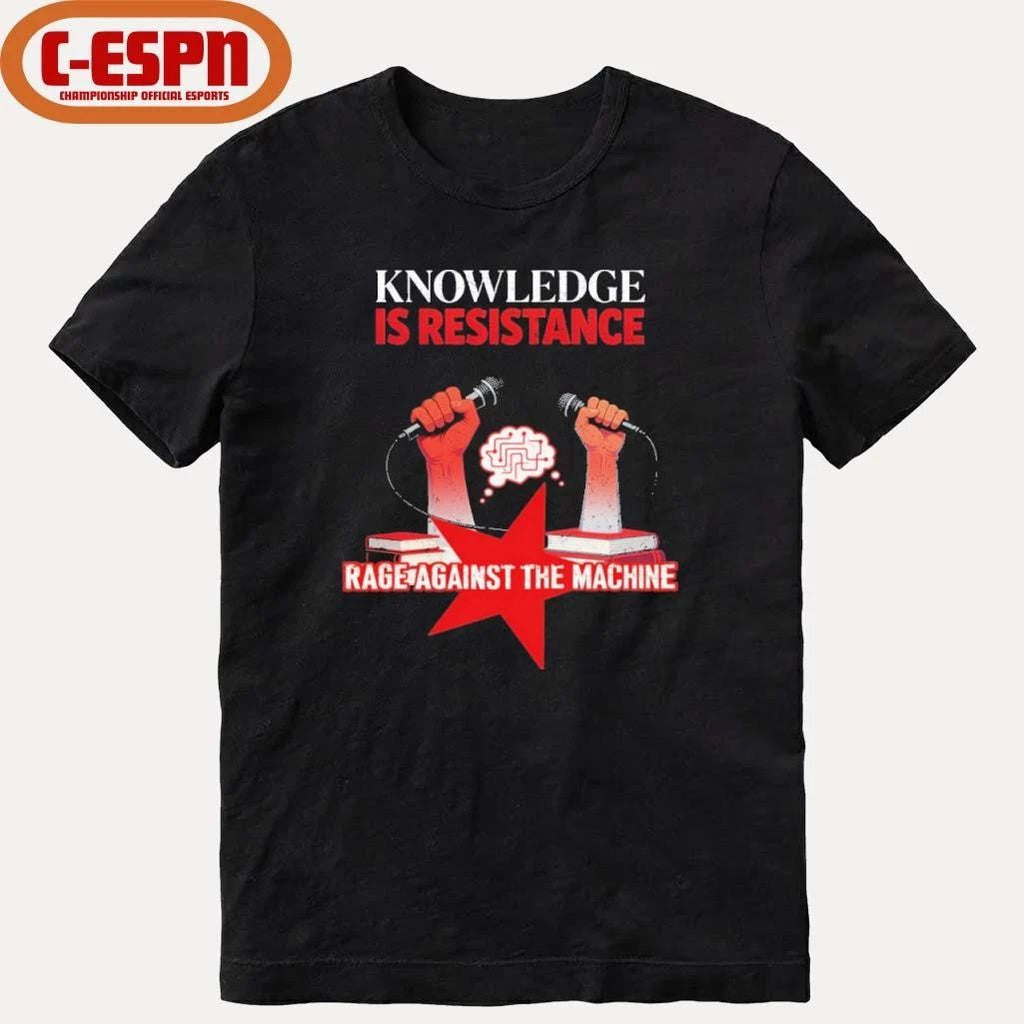 Rage against the machine Knowledge is Resistance T-Shirt