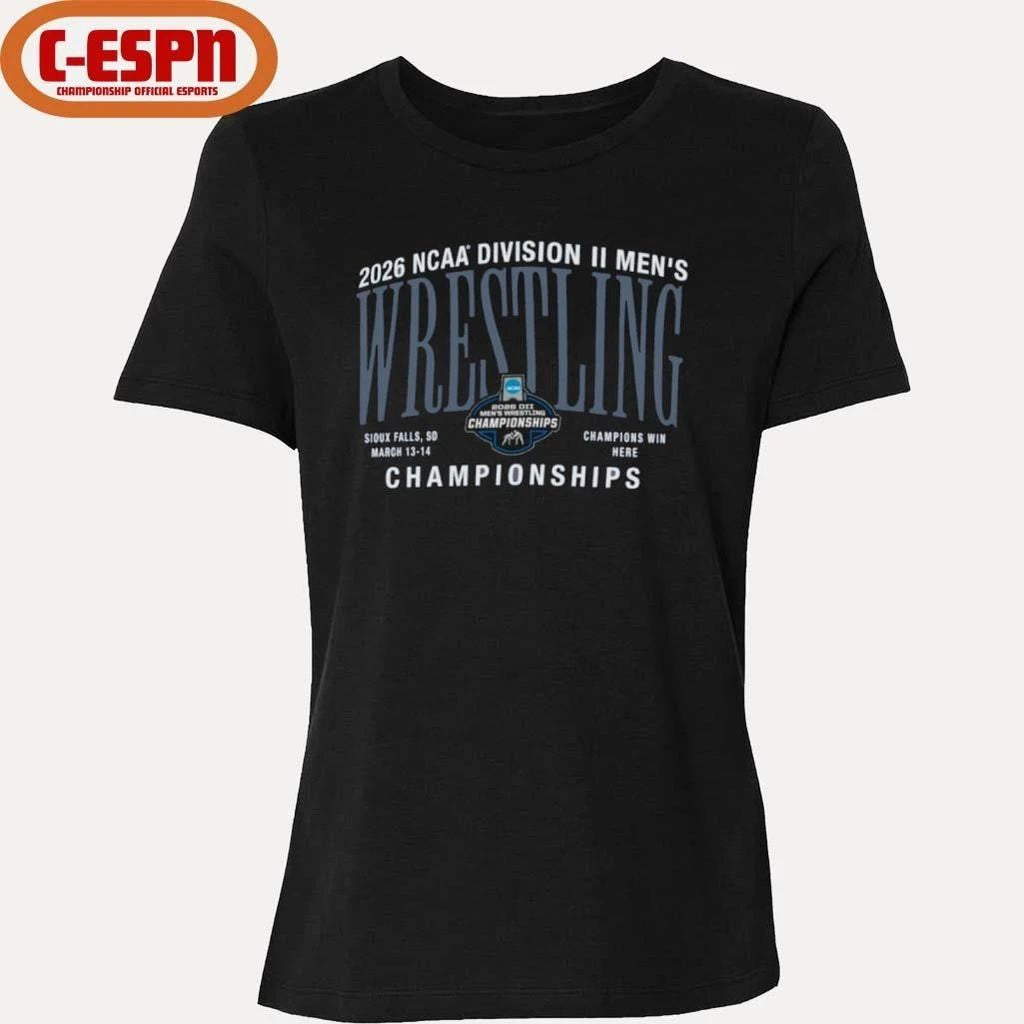 2026 NCAA Division II Men’s Wrestling Championships Sioux Falls, SD T-Shirt