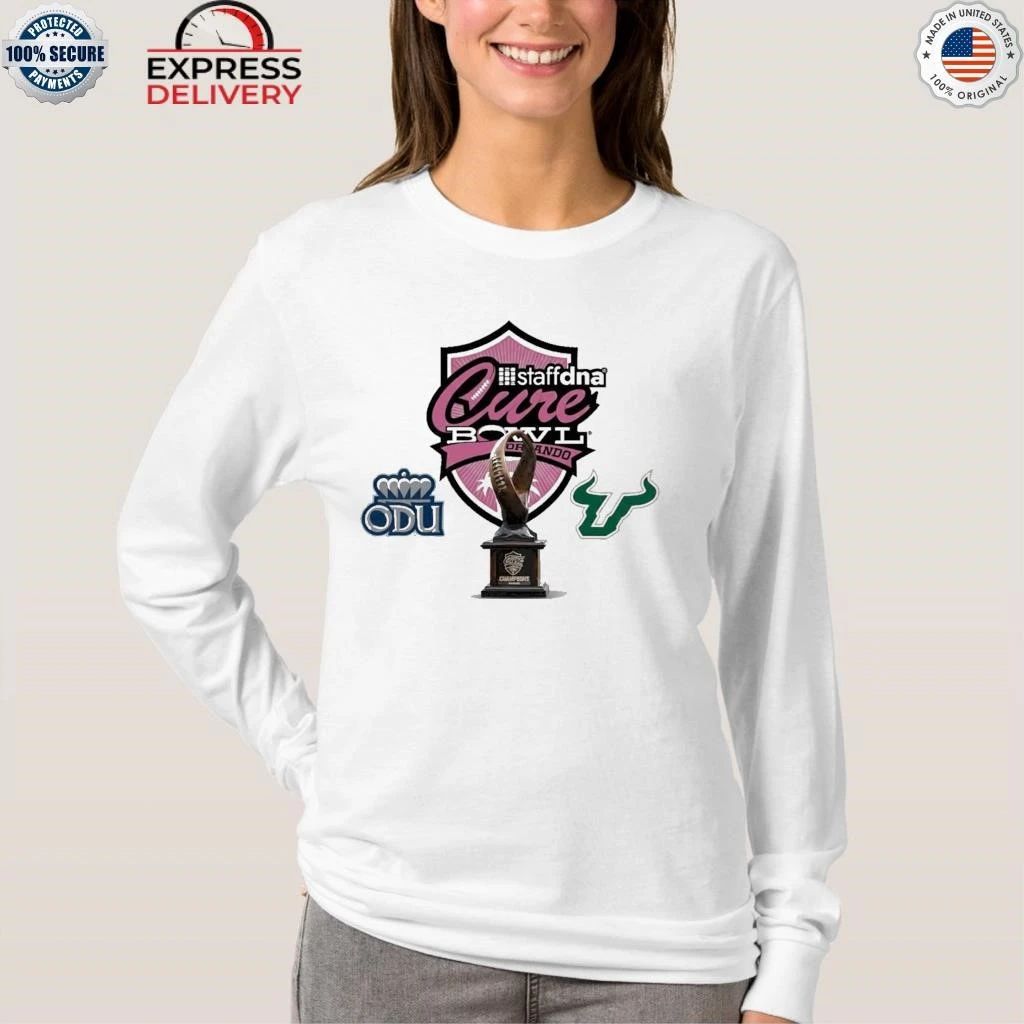 Staffdna Cure Bowl 2025 Matchup Old Dominion Monarchs Vs South Florida Bulls On December 17 2025 Shirt