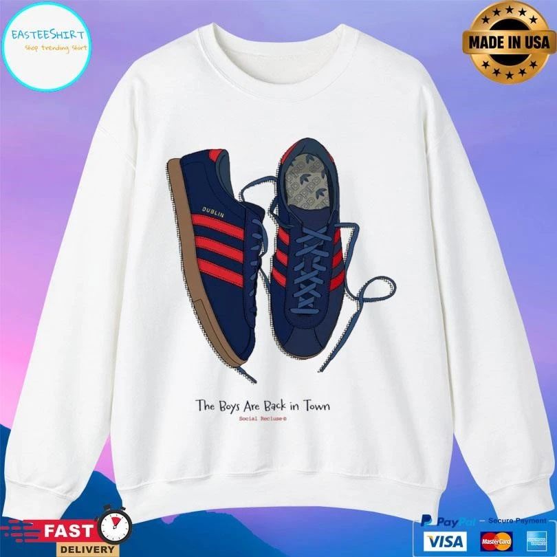 The Boys Are Back In Town Social Recluse T-shirts