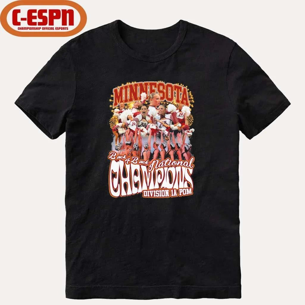 Minnesota Dance Team Back 4 Back Division 1A Pom National Champions Shirt
