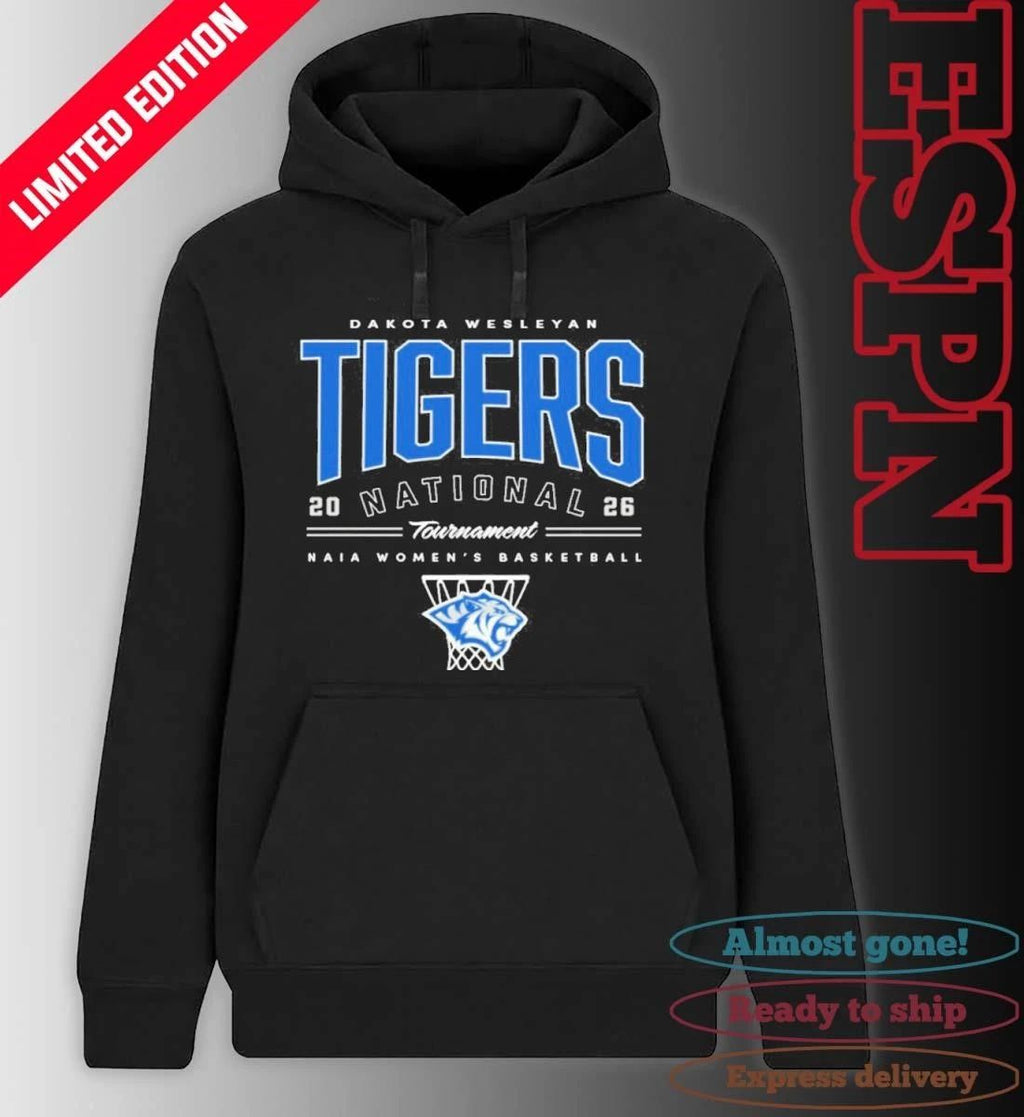 Dakota Wesleyan Tigers NAIA Women’s Basketball National Tournament 2026 Shirt