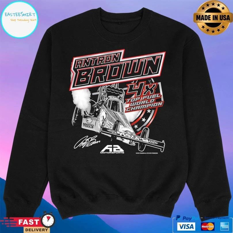 Antron Brown 2026 Ghost Dragster 4x Top Fuel World Champion T-shirts