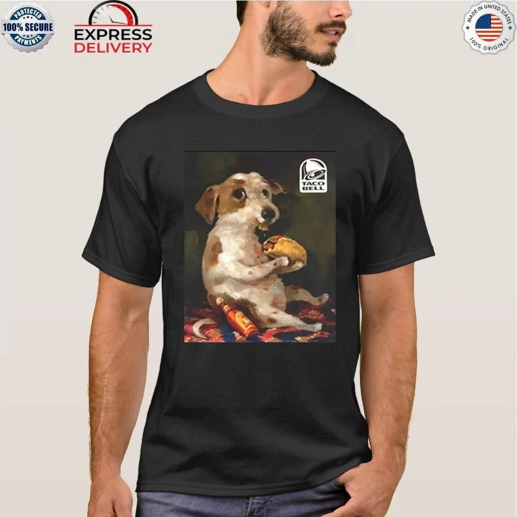 Dog Chill With Taco Bell Graphic Shirt