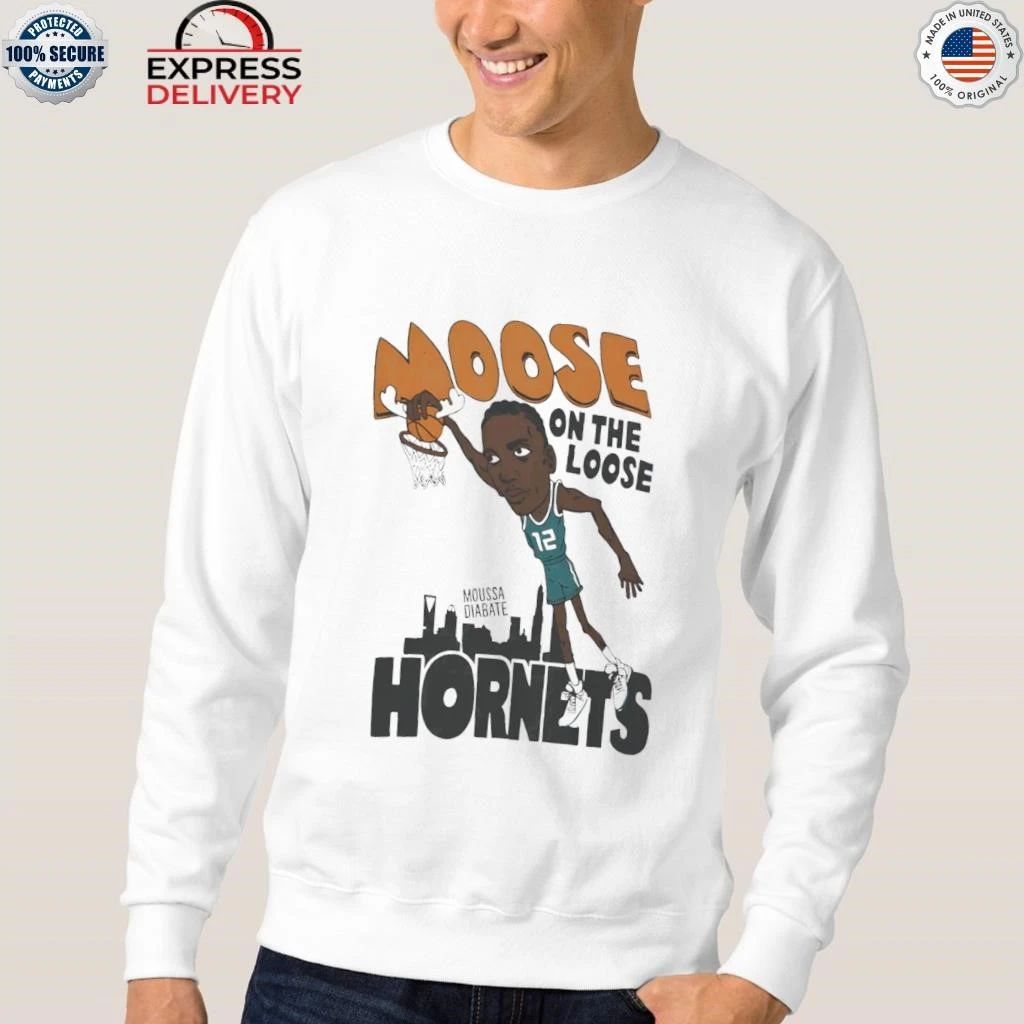 Moussa Diabate Moose On The Loose Hornets Shirt