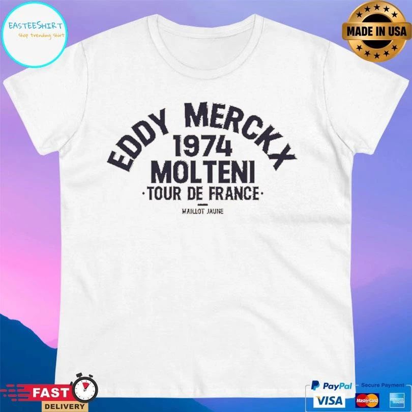 Eddy Merckx 1974 Molteni Tour De France Maillot Jaune T-shirts