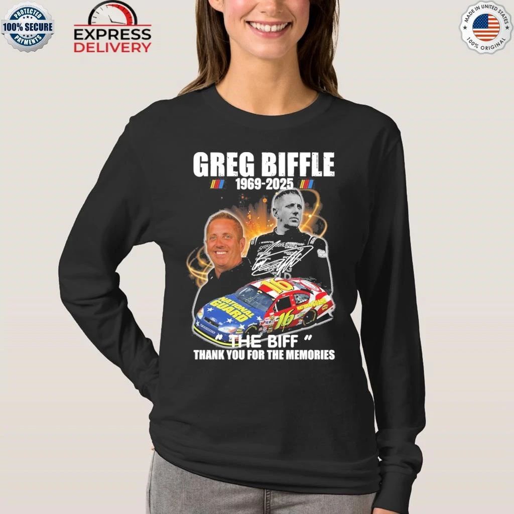 Greg Biffle 1969 2025 The Biff Thank You For The Memories Shirt