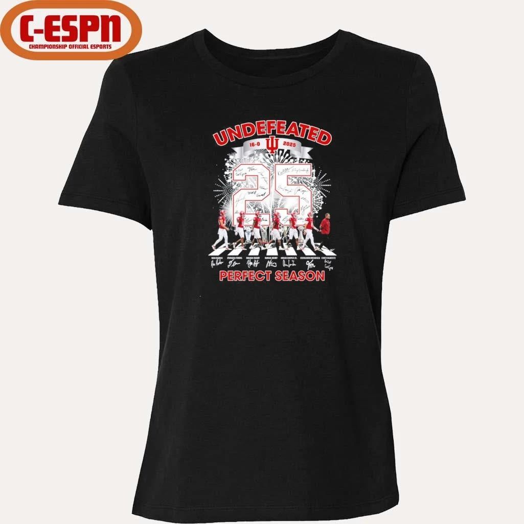 IU Football Abbey Road Undefeated 16-0 Perfect Season Shirt