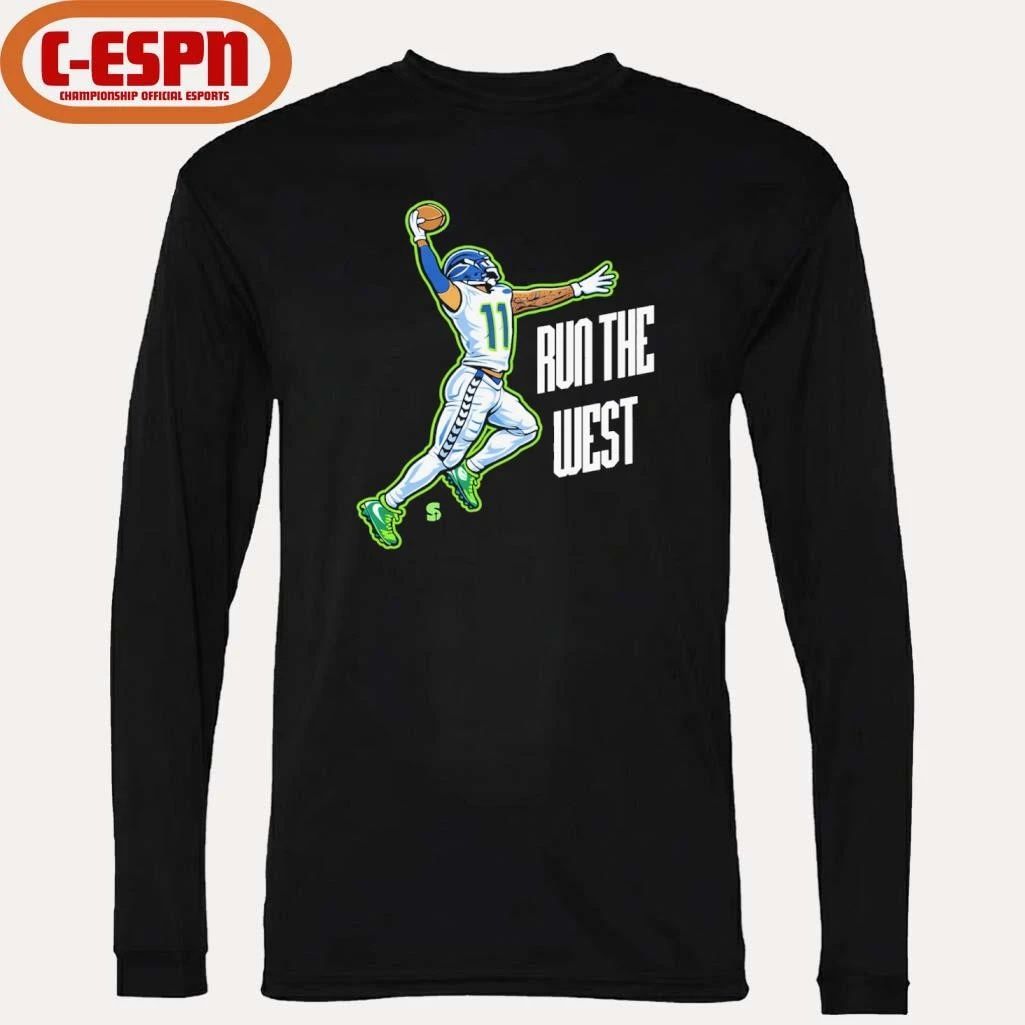 Seahawks RUN THE WEST Jaxon Smith-Njigba Shirt