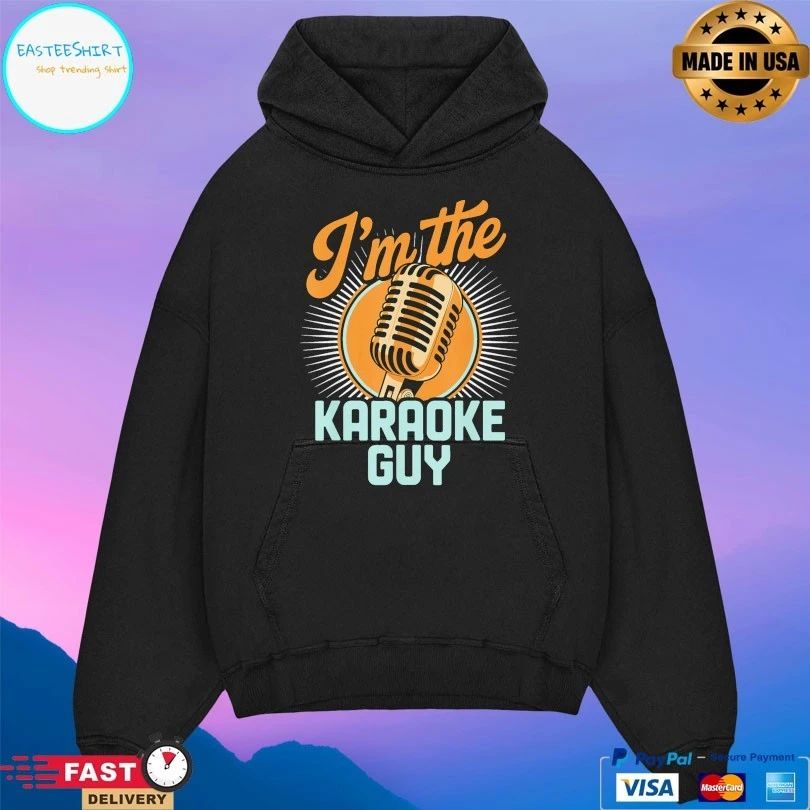 I’m The Karaoke Guy Retro Microphone T-shirt