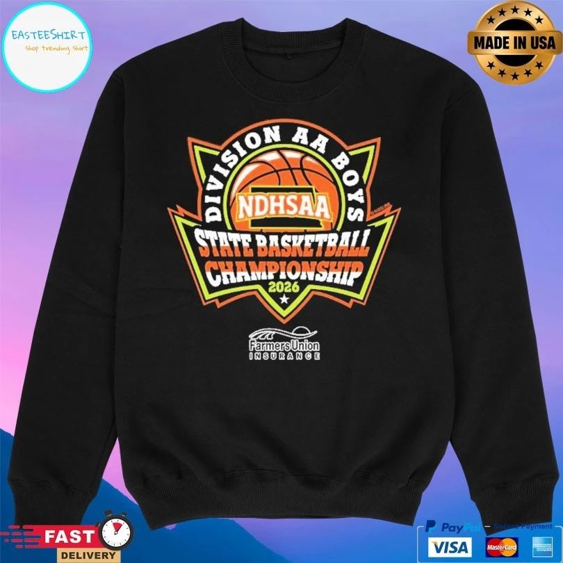 NDHSAA Division AA Boys State Basketball Championship 2026 T-shirts