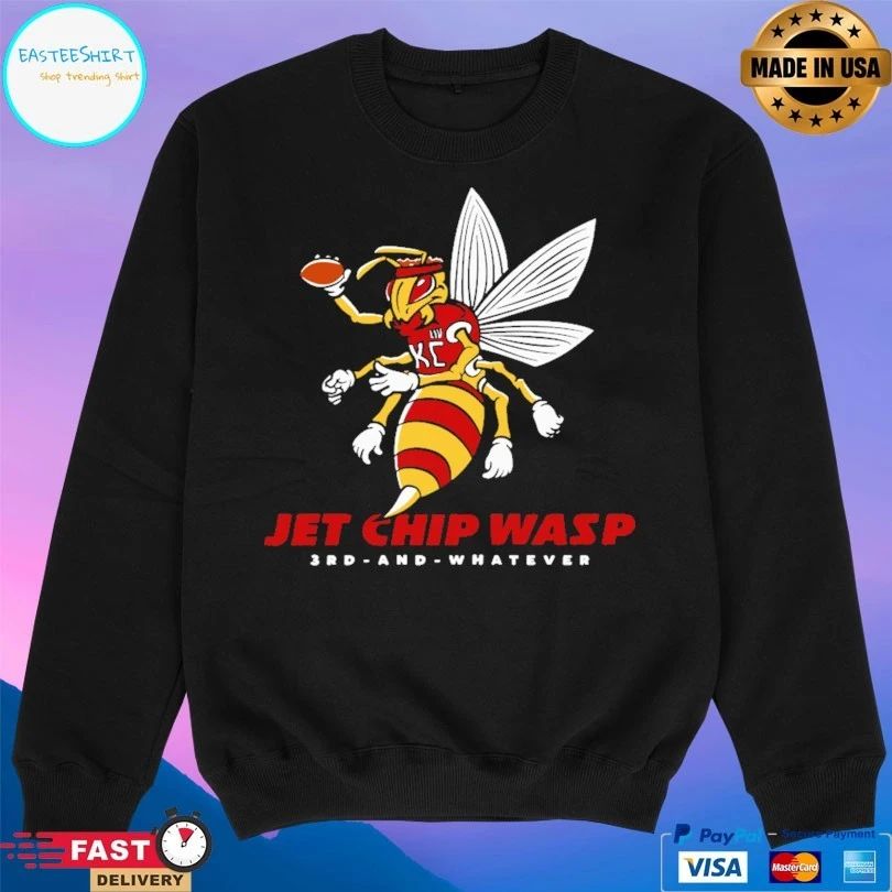 Jet Chip Wasp 3rd And Whatever Bee Kansas City Chiefs T-shirt