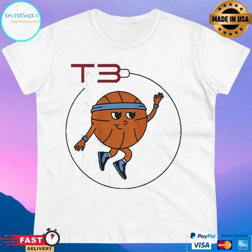 T3 Basketball Logo T-shirts