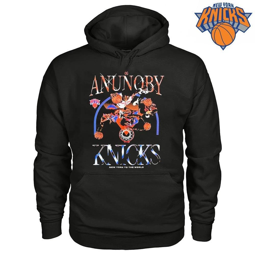 OG Anunoby New York Knicks New York To The World 2026 NBA Finals Shirt