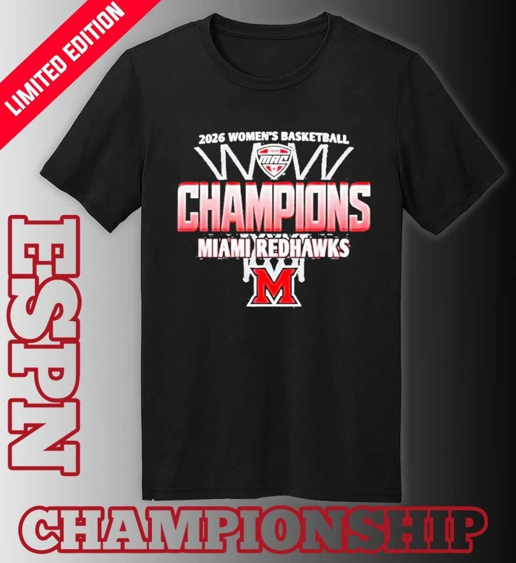 Miami RedHawks 2026 MAC Women’s Basketball Regular Season Champions Shirt