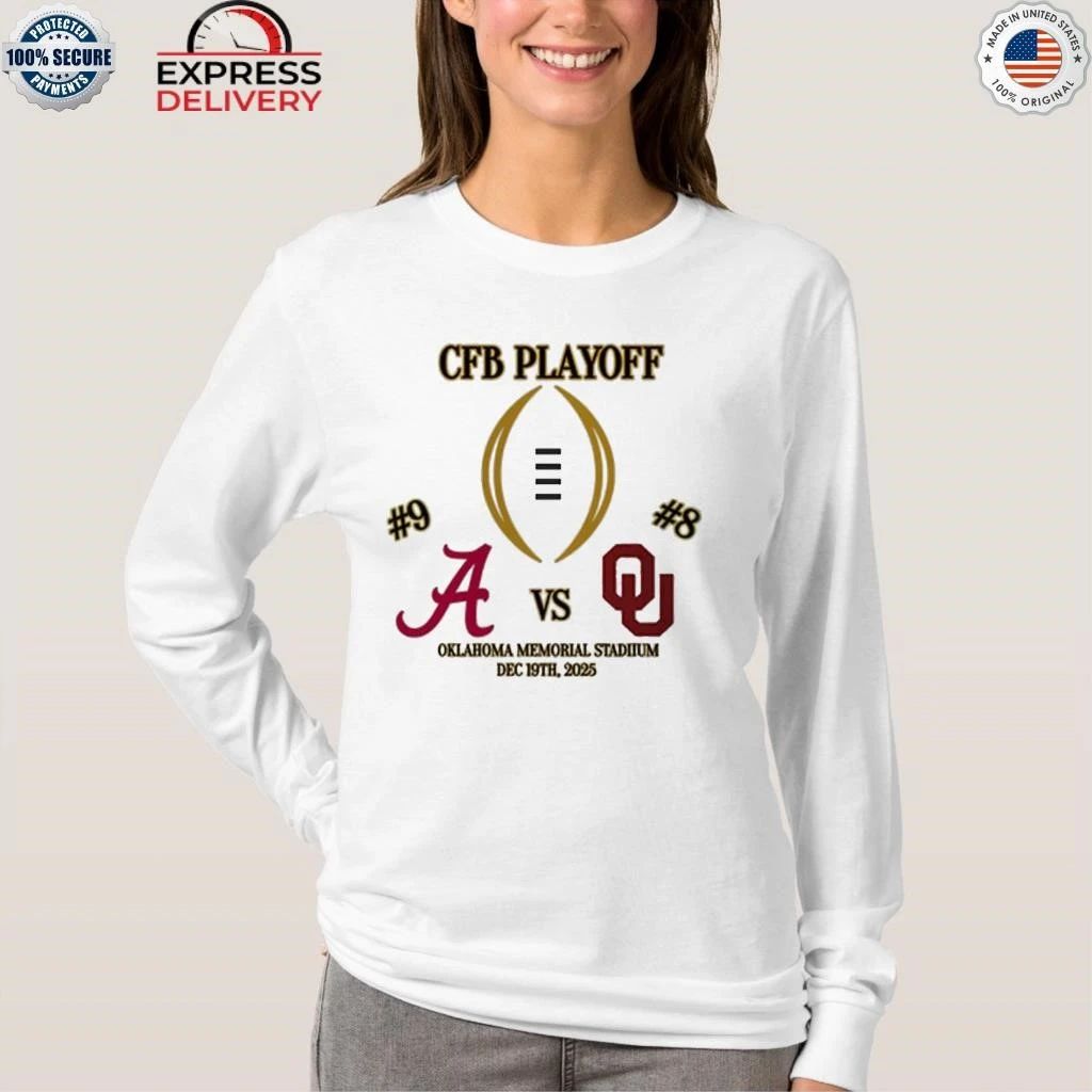 Alabama Crimson Vs Oklahoma Sooners Matchup College Football Playoff First-Round Game 1 On December 19th 2025 Shirt