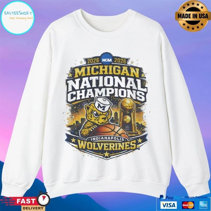 Michigan Wolverines National Champions 2026 Final Four Indianapolis T-shirt