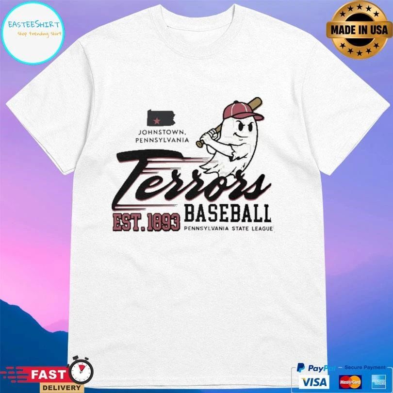 Johnstown Pennsylvania Terrors Baseball Pennsylvania State League Est 1893 T-shirts