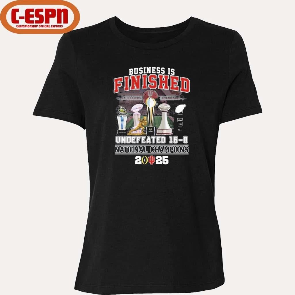IU Football Business is Finished National Champions Shirt