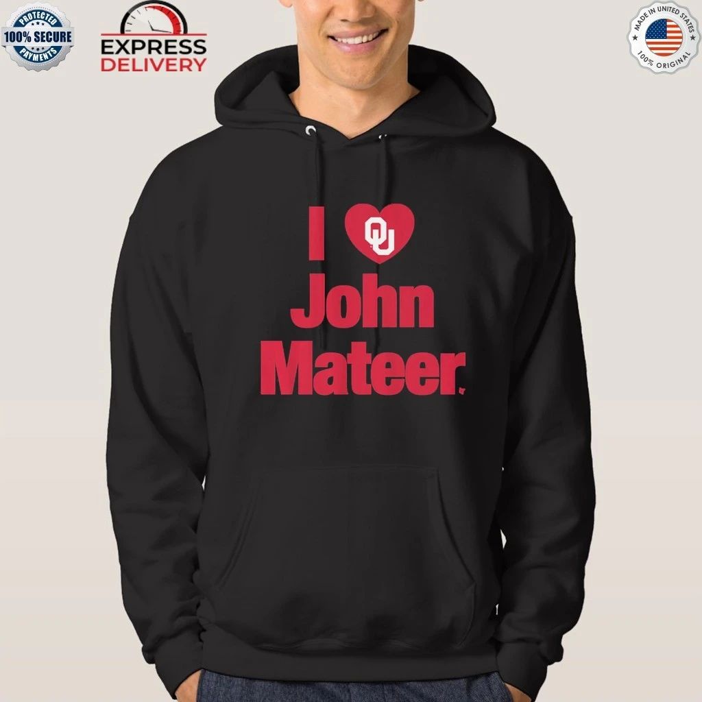 Oklahoma Football I Heart John Mateer Shirt