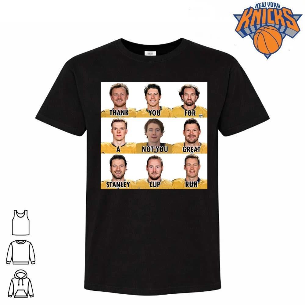 Vegas Golden Knights Thank You For A Great Stanley Cup Run Meme Shirt