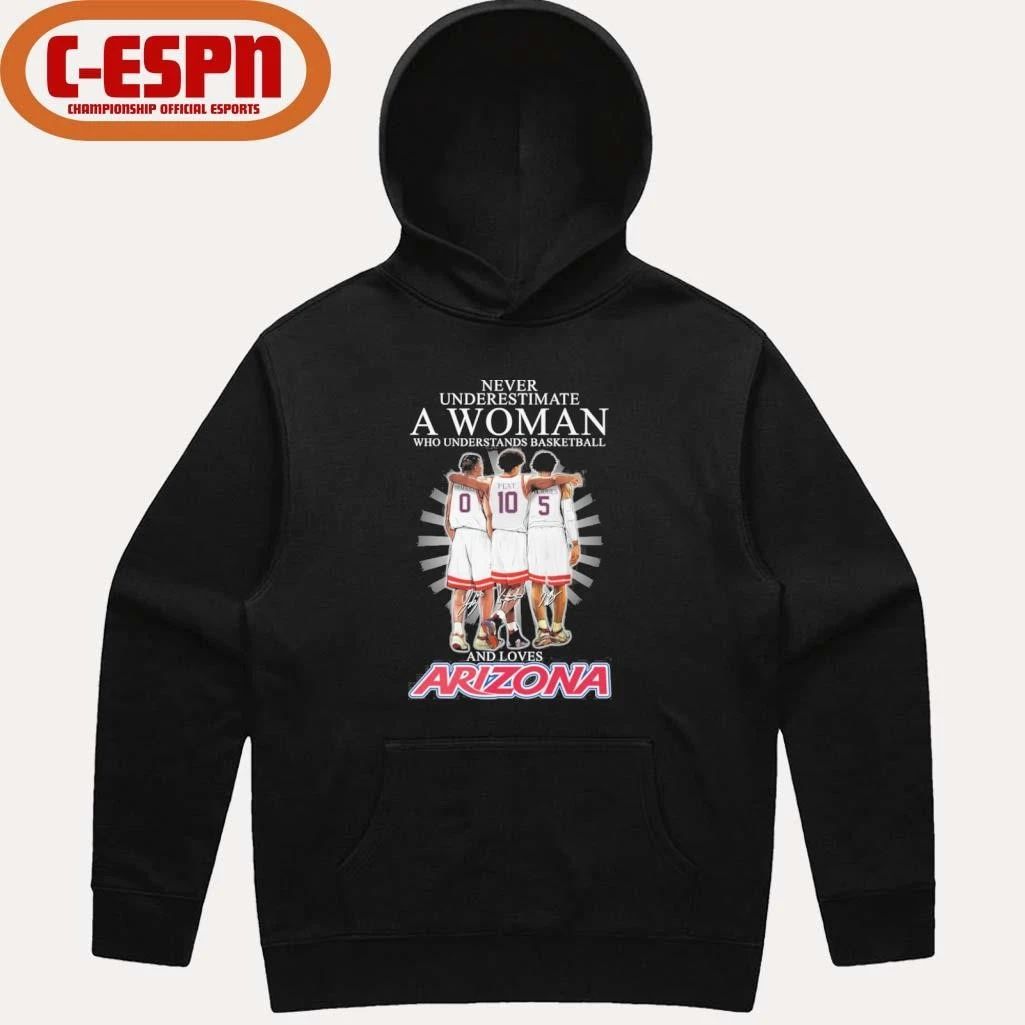 Never Underestimate A Woman Who Understands Basketball And Loves Arizona Wildcats 2026 Shirt