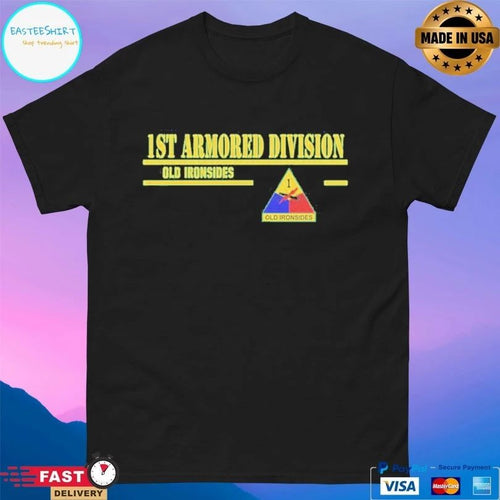 1st Armored Division Old Ironsides T-shirt